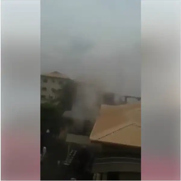 Fire Outbreak Rocks Oba Of Lagos’ Palace. Photos